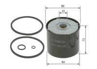 BOSCH 1 457 434 201 - Filtro combustible