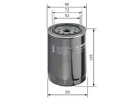 BOSCH F026407004 - Filtro de aceite