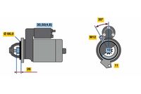 BOSCH 0001138019 - Motor de arranque