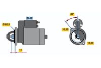 BOSCH 0986012101 - Motor de arranque