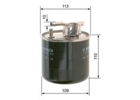 BOSCH 0450906458 - Filtro combustible
