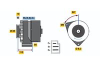BOSCH 0986033760 - Alternador