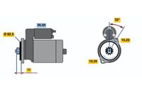 BOSCH 0986020681 - Motor de arranque