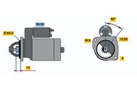 BOSCH 0986019291 - Motor de arranque