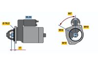 BOSCH 0986013280 - Motor de arranque
