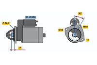 BOSCH 0001108121 - Motor de arranque
