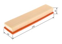 BOSCH 1457433163 - Filtro de aire