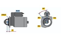 BOSCH 0986017041 - Motor de arranque