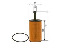 BOSCH 1457429193 - Filtro de aceite