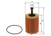 BOSCH 1457429192 - Filtro de aceite