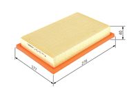 BOSCH F026400503 - Filtro de aire