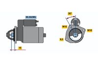 BOSCH 0 986 022 131 - Motor de arranque