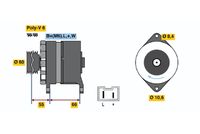 BOSCH 0986037311 - Alternador