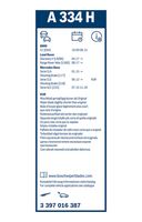 BOSCH 3 397 016 387 - Limpiaparabrisas