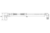 BOSCH 0265006266 - Sensor, revoluciones de la rueda