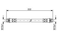 BOSCH 1 987 476 914 - Tubo flexible de frenos