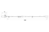 BOSCH 0 265 006 817 - Sensor, revoluciones de la rueda