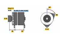 BOSCH 0986036191 - Alternador