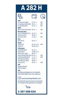 BOSCH 3 397 008 634 - Limpiaparabrisas