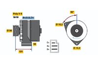 BOSCH 0 986 033 290 - Alternador