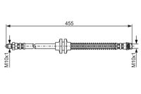 BOSCH 1987476126 - Tubo flexible de frenos
