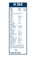 BOSCH 3 397 011 433 - Limpiaparabrisas