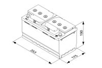 BOSCH 0 092 T30 130 - Batería de arranque
