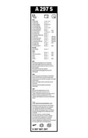 BOSCH 3 397 007 297 - Limpiaparabrisas