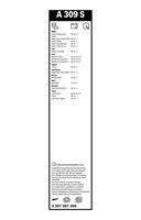 BOSCH 3 397 007 309 - Limpiaparabrisas