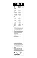 BOSCH 3 397 007 187 - Limpiaparabrisas