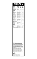 BOSCH 3 397 008 940 - Limpiaparabrisas