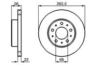 BOSCH 0986478283 - Disco de freno
