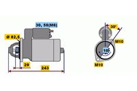 BOSCH 0001109036 - Motor de arranque