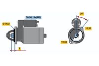 BOSCH 0001108019 - Motor de arranque