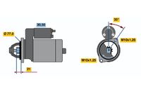 BOSCH 0986014171 - Motor de arranque