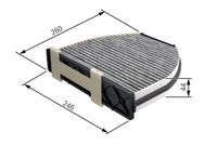 BOSCH 1987432326 - Filtro, aire habitáculo