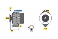 BOSCH 0986080620 - Alternador