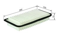 BOSCH F026400017 - Filtro de aire