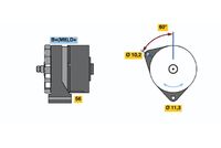 BOSCH 0120469682 - Alternador