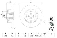 BOSCH 0 986 479 278 - Disco de freno