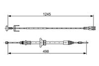 BOSCH 1987482524 - Cable de accionamiento, freno de estacionamiento