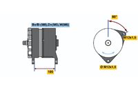 BOSCH 0120689541 - Alternador