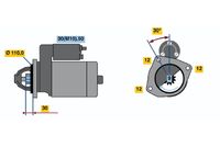 BOSCH 0001362073 - Motor de arranque