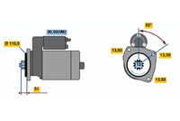 BOSCH 0001241007 - Motor de arranque