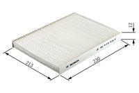 BOSCH 1987432107 - Filtro, aire habitáculo