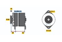 BOSCH 0986035630 - Alternador