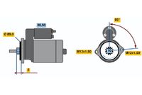 BOSCH 0986015391 - Motor de arranque