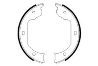 BOSCH 0 986 487 625 - Juego de zapatas de frenos, freno de estacionamiento