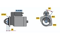 BOSCH 0001108408 - Motor de arranque