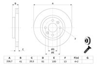 BOSCH 0 986 478 124 - Disco de freno